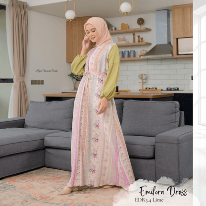 [CLEARANCE SALE] Emilora Dress - EDR3.4 Lime