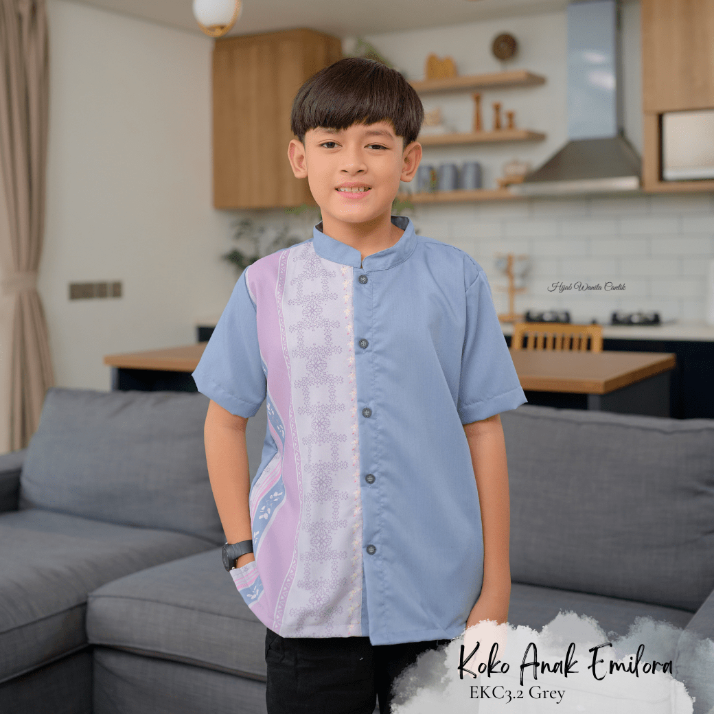 [CLEARANCE SALE] Koko Anak Emilora Series - EKC3.2 Grey