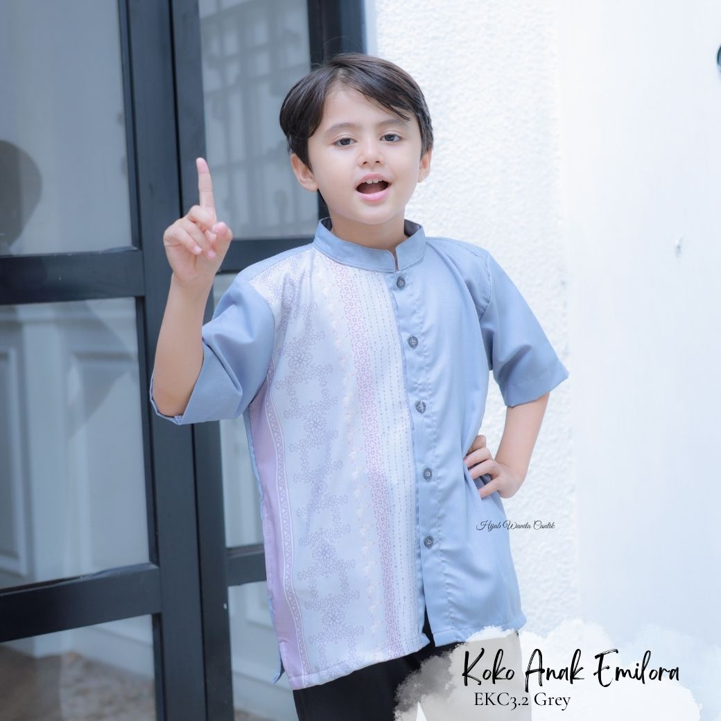[CLEARANCE SALE] Koko Anak Emilora Series - EKC3.2 Grey
