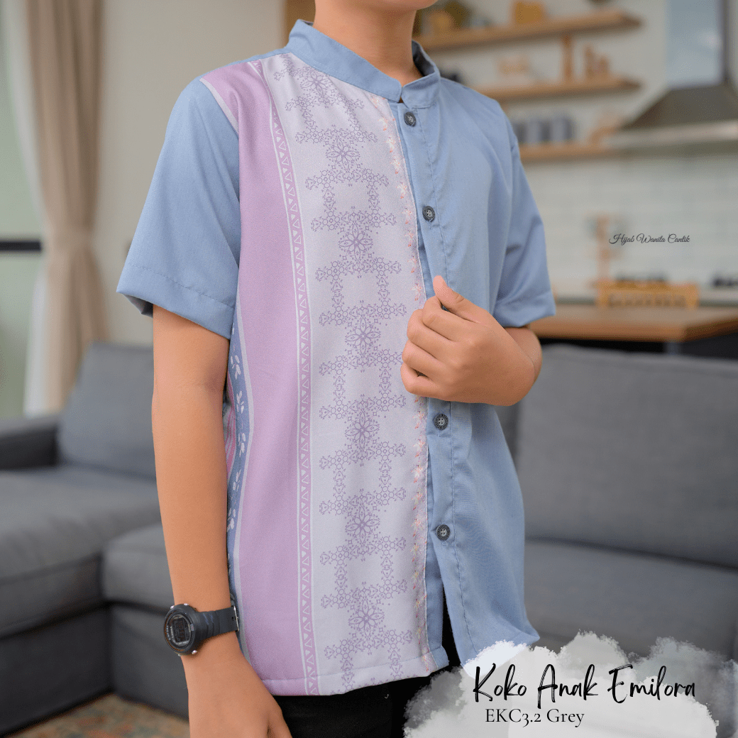 [CLEARANCE SALE] Koko Anak Emilora Series - EKC3.2 Grey