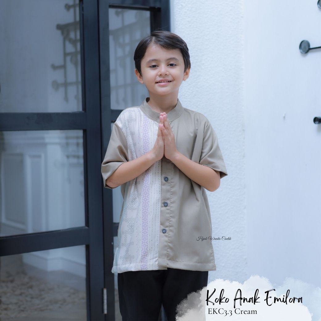 [CLEARANCE SALE] Koko Anak Emilora Series - EKC3.3 Cream