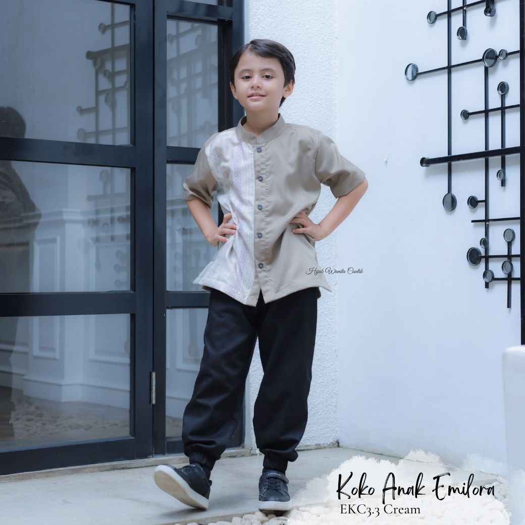 [CLEARANCE SALE] Koko Anak Emilora Series - EKC3.3 Cream