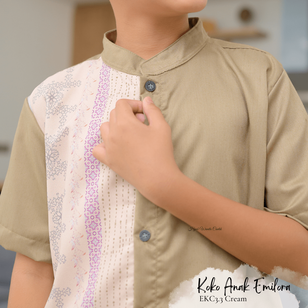 [CLEARANCE SALE] Koko Anak Emilora Series - EKC3.3 Cream