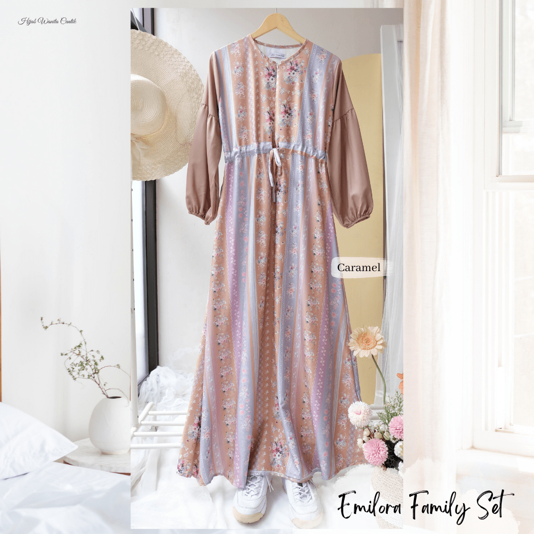 [CLEARANCE SALE] Emilora Dress - EDR3.1 Caramel
