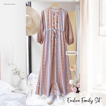 [CLEARANCE SALE] Emilora Dress - EDR3.1 Caramel