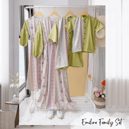 [CLEARANCE SALE] Emilora Dress Anak Custom - CDR3.4 Lime