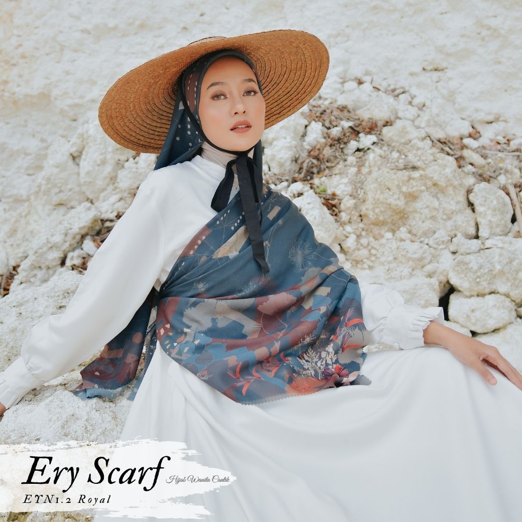 Segiempat Ery Scarf - EYN1.2 Royal