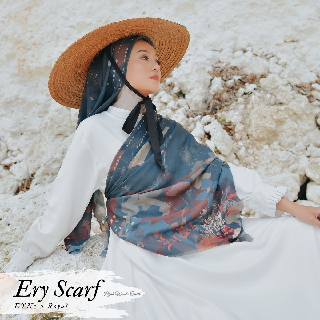 Segiempat Ery Scarf - EYN1.2 Royal