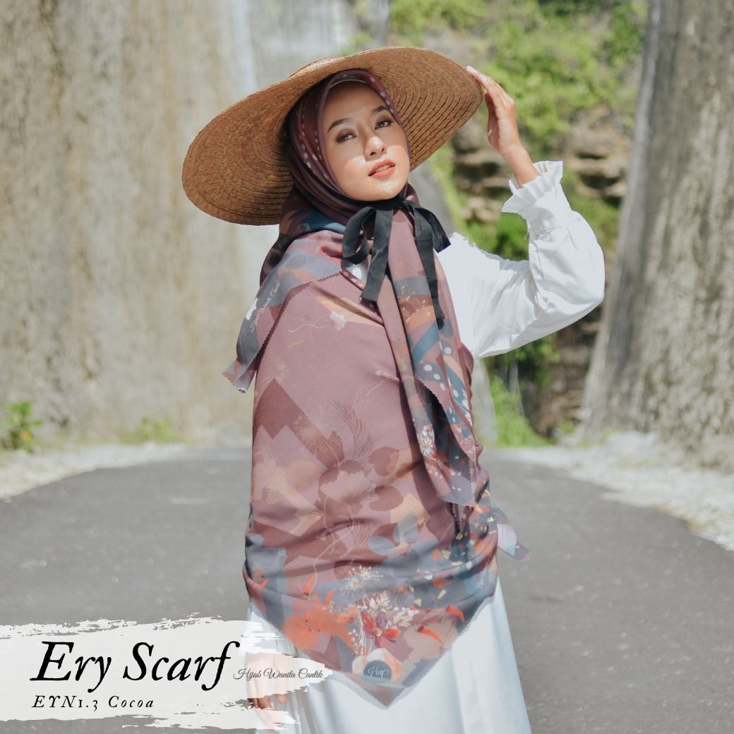 Segiempat Ery Scarf - EYN1.3 Cocoa