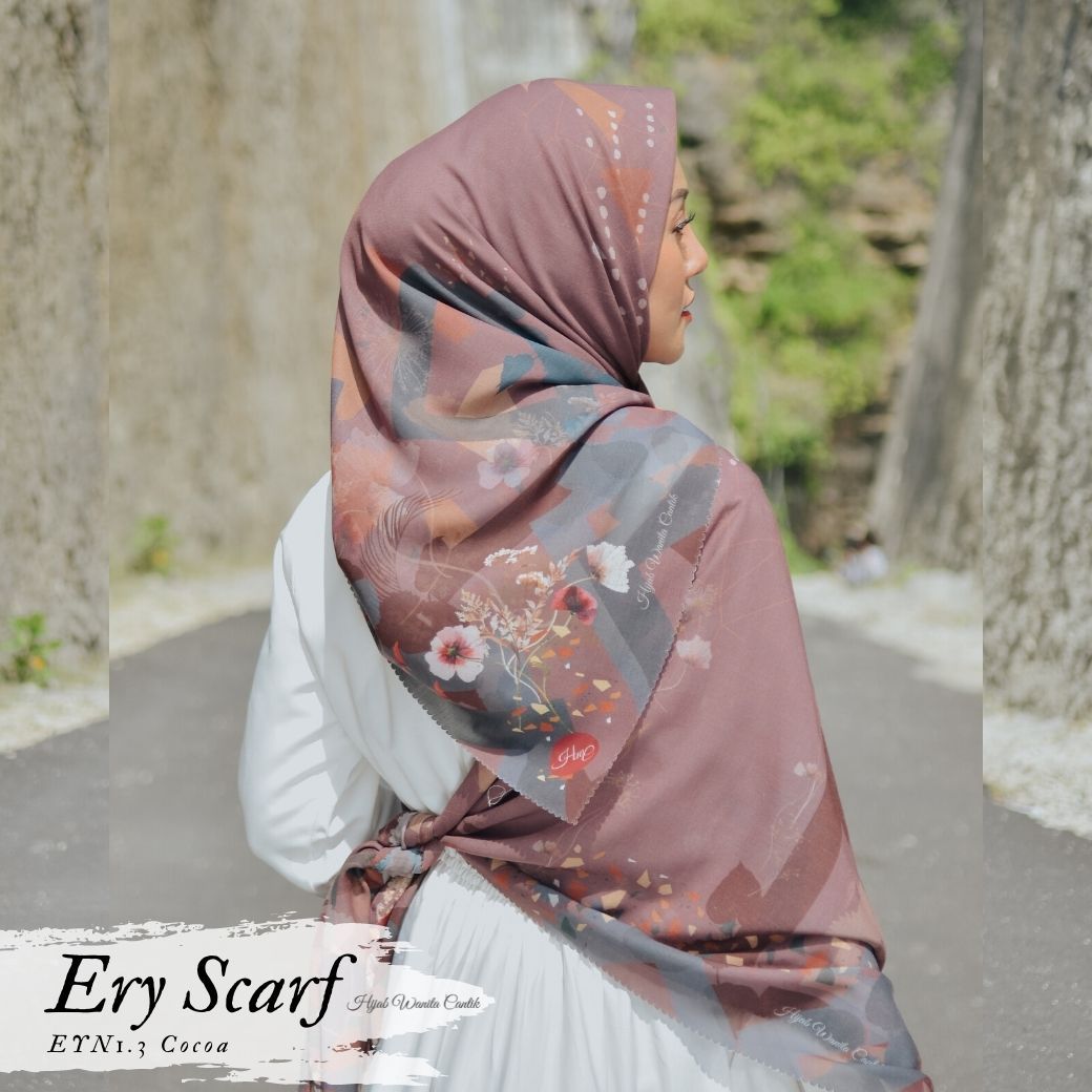 Segiempat Ery Scarf - EYN1.3 Cocoa