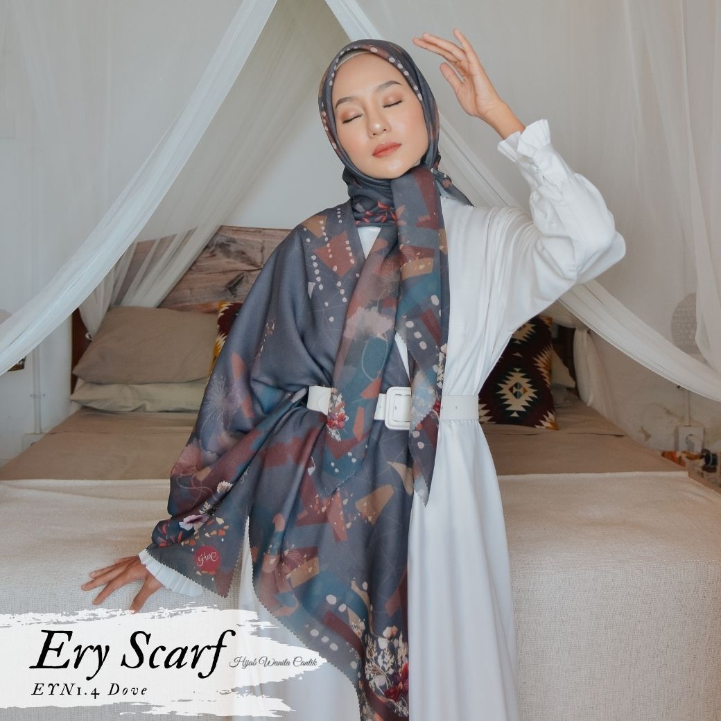 Segiempat Ery Scarf - EYN1.4 Dove