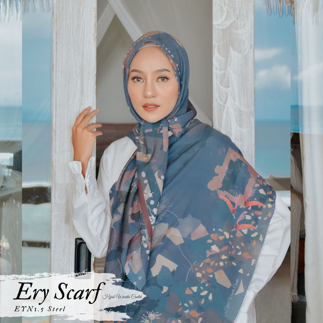 Segiempat Ery Scarf - EYN1.5 Steel