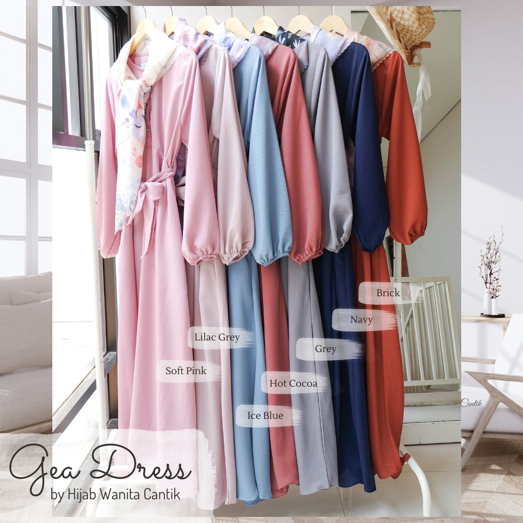 [CLEARANCE SALE] Gea Dress - GE45.4 Brick