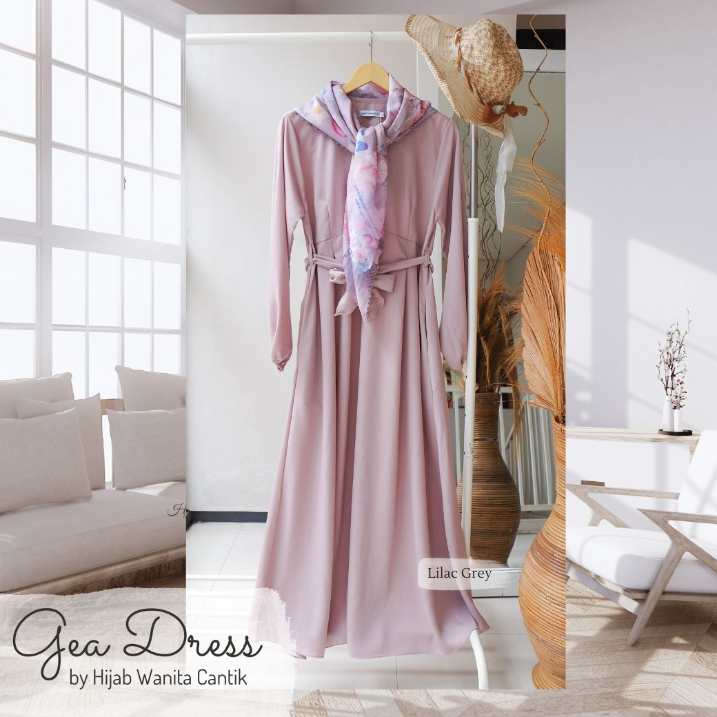 Gea Dress - GE45.7 Lilac Grey