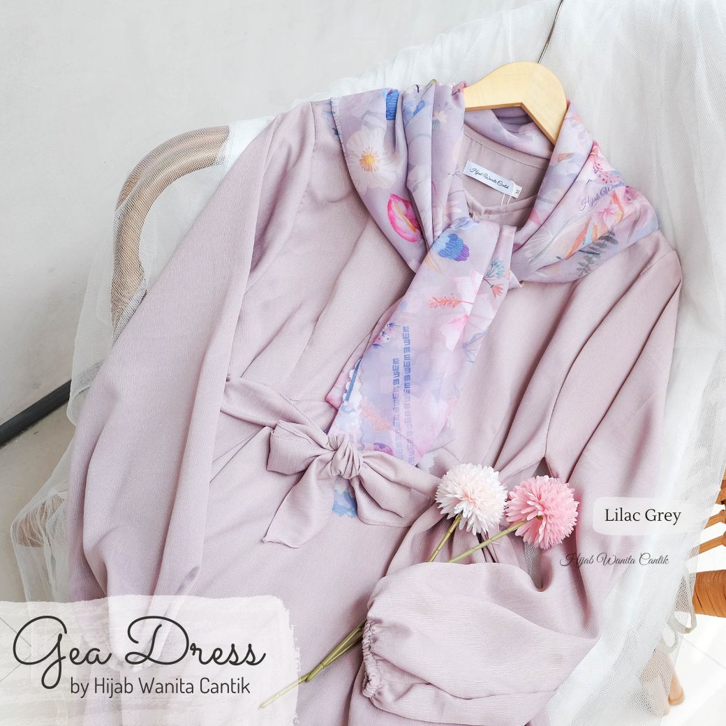 Gea Dress - GE45.7 Lilac Grey