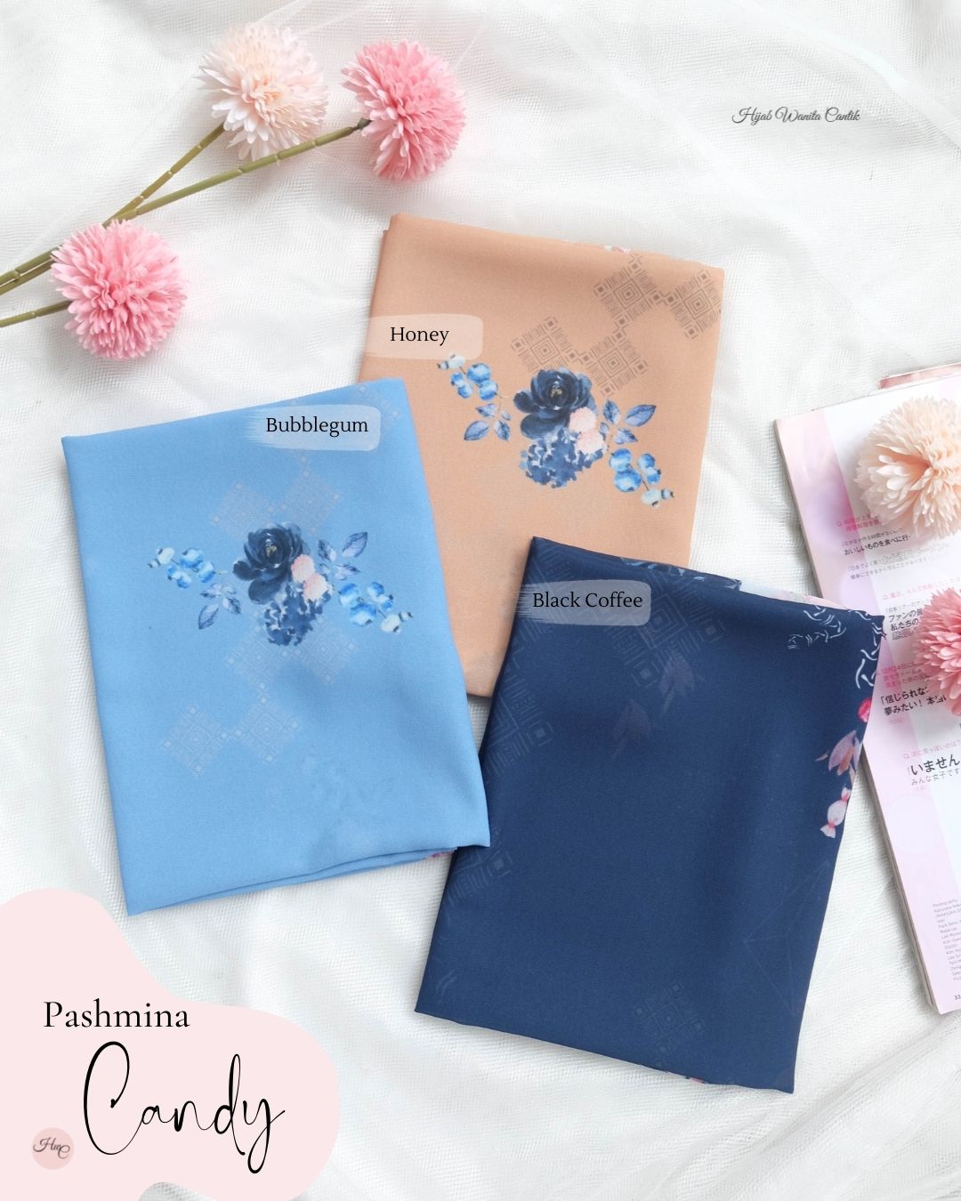 Candy - Pashmina Premium Ceruti -  Bubblegum - PM11.63