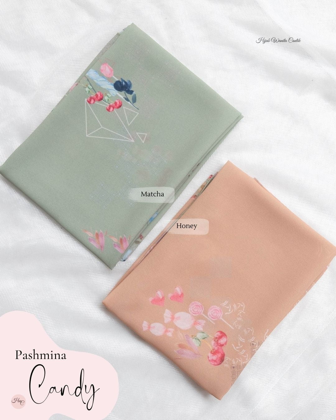 Candy - Pashmina Premium Ceruti -  Matcha - PM11.65