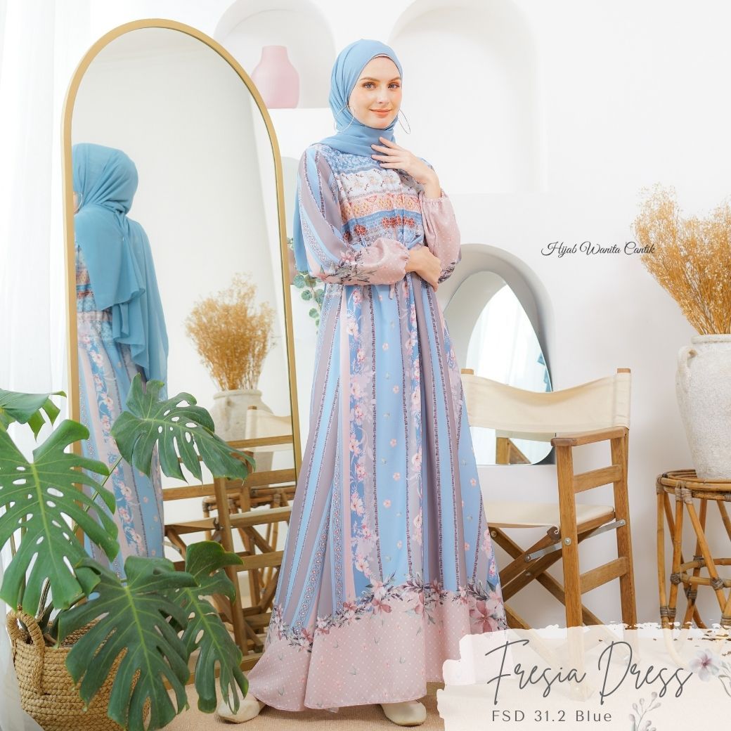 Fresia Dress - FSD 31.2 Blue