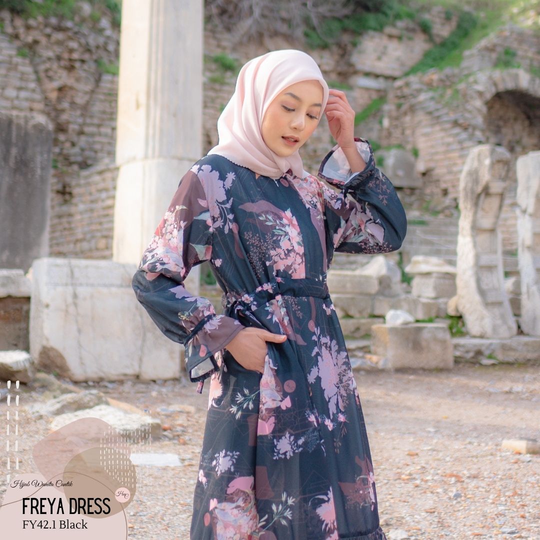 Freya Dress - FY42.1 Black