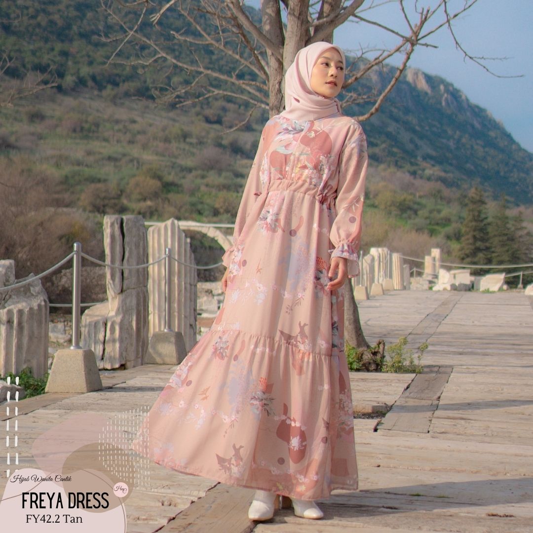 Freya Dress - FY42.2 Tan