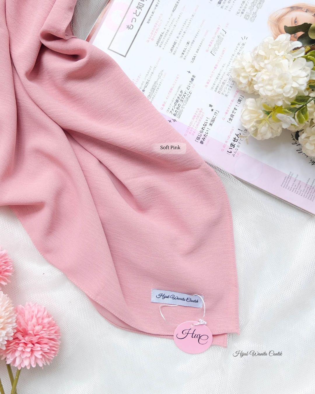 Pashmina Linia - LIN1.4 Soft Pink