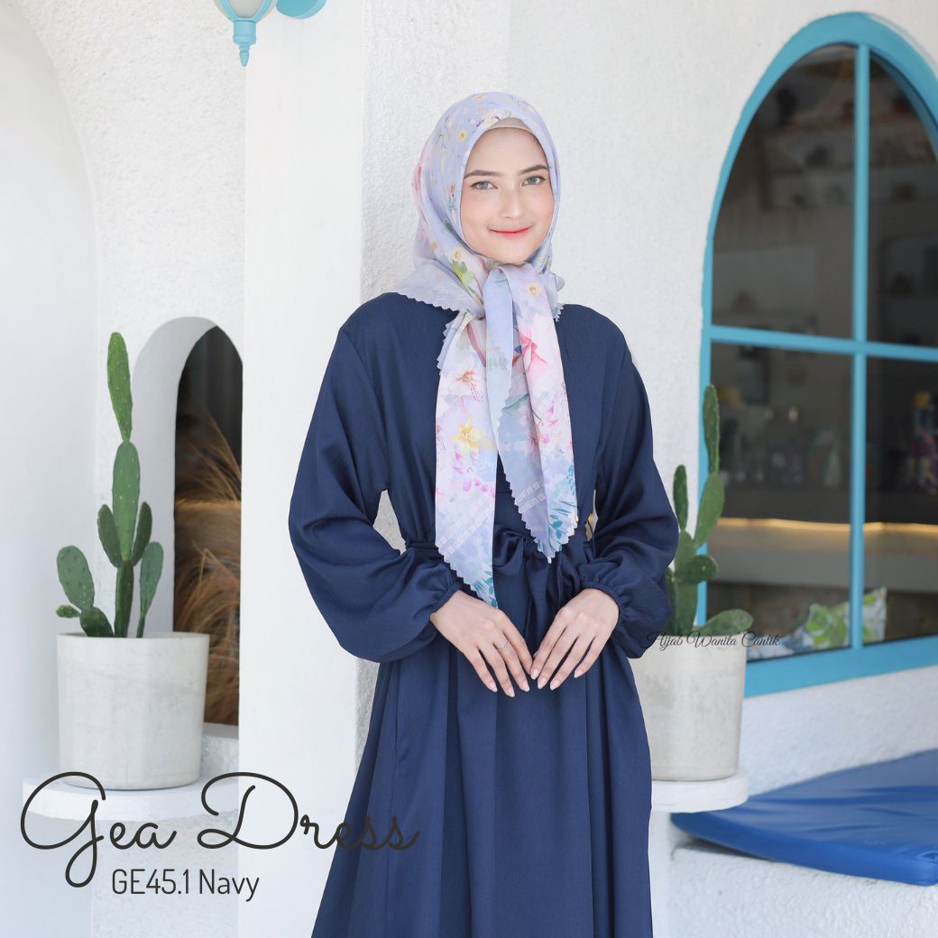 Gea Dress - GE45.1 Navy