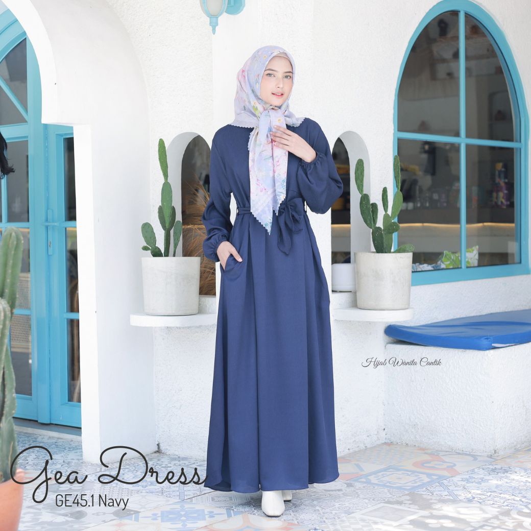 Gea Dress - GE45.1 Navy