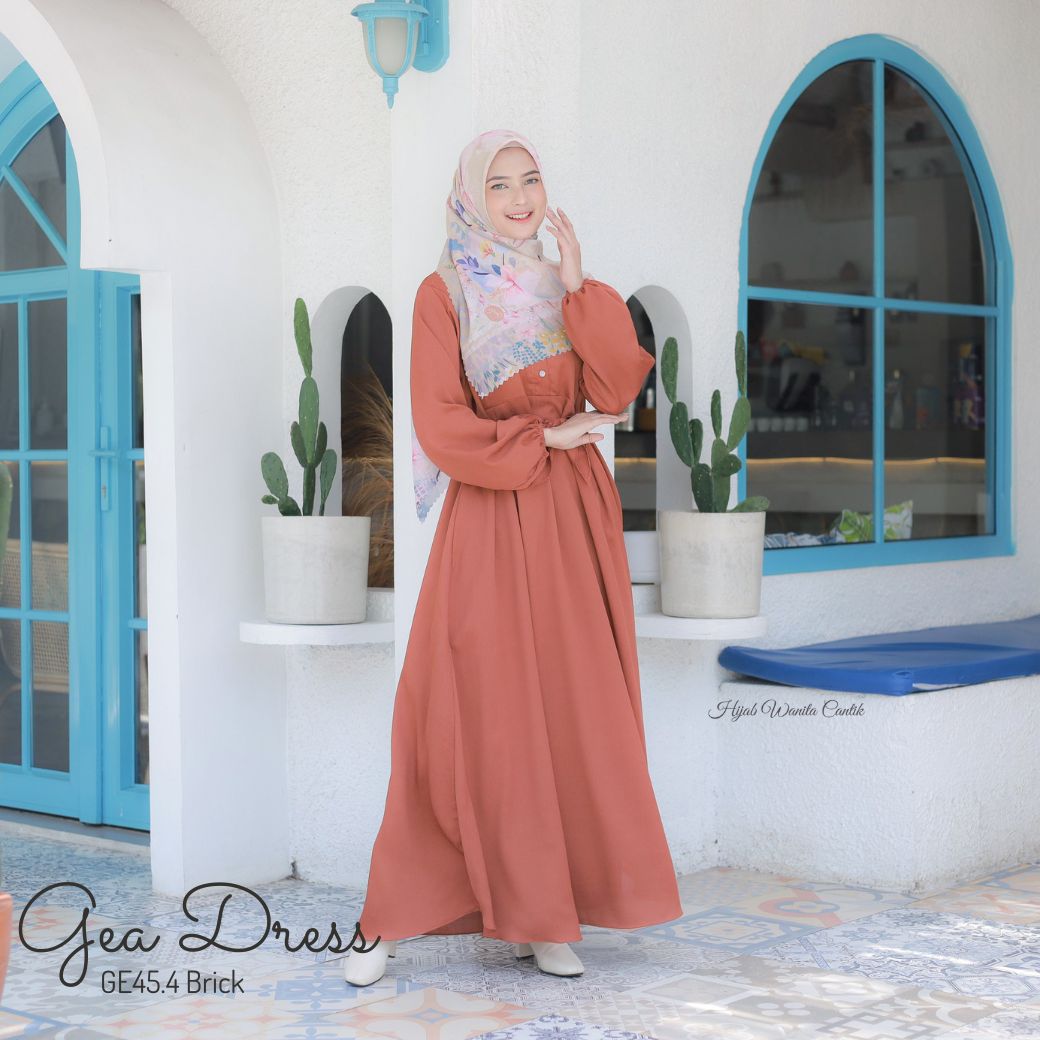 Gea Dress - GE45.4 Brick