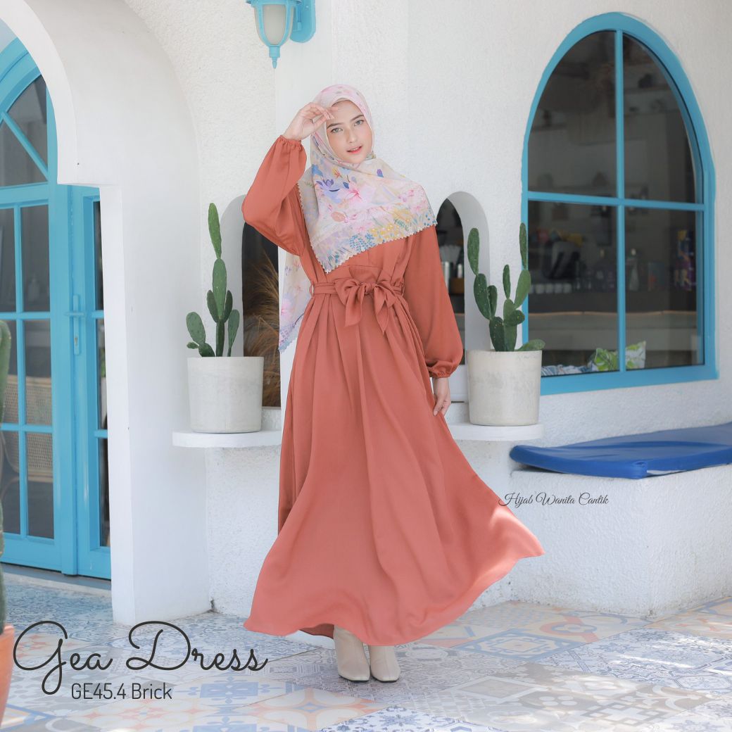 Gea Dress - GE45.4 Brick