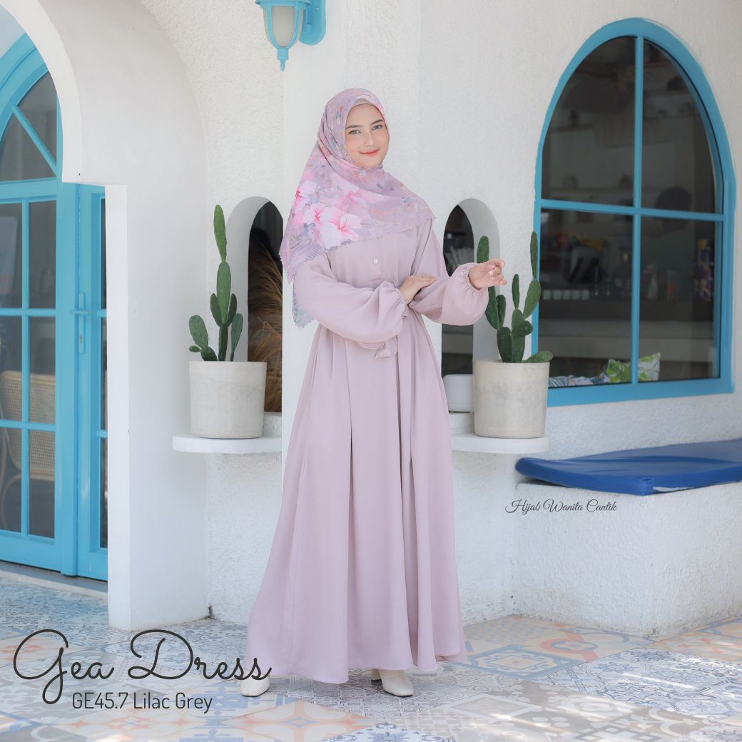 Gea Dress - GE45.7 Lilac Grey