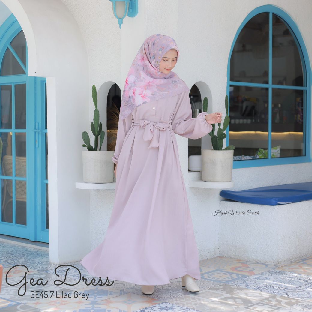 Gea Dress - GE45.7 Lilac Grey