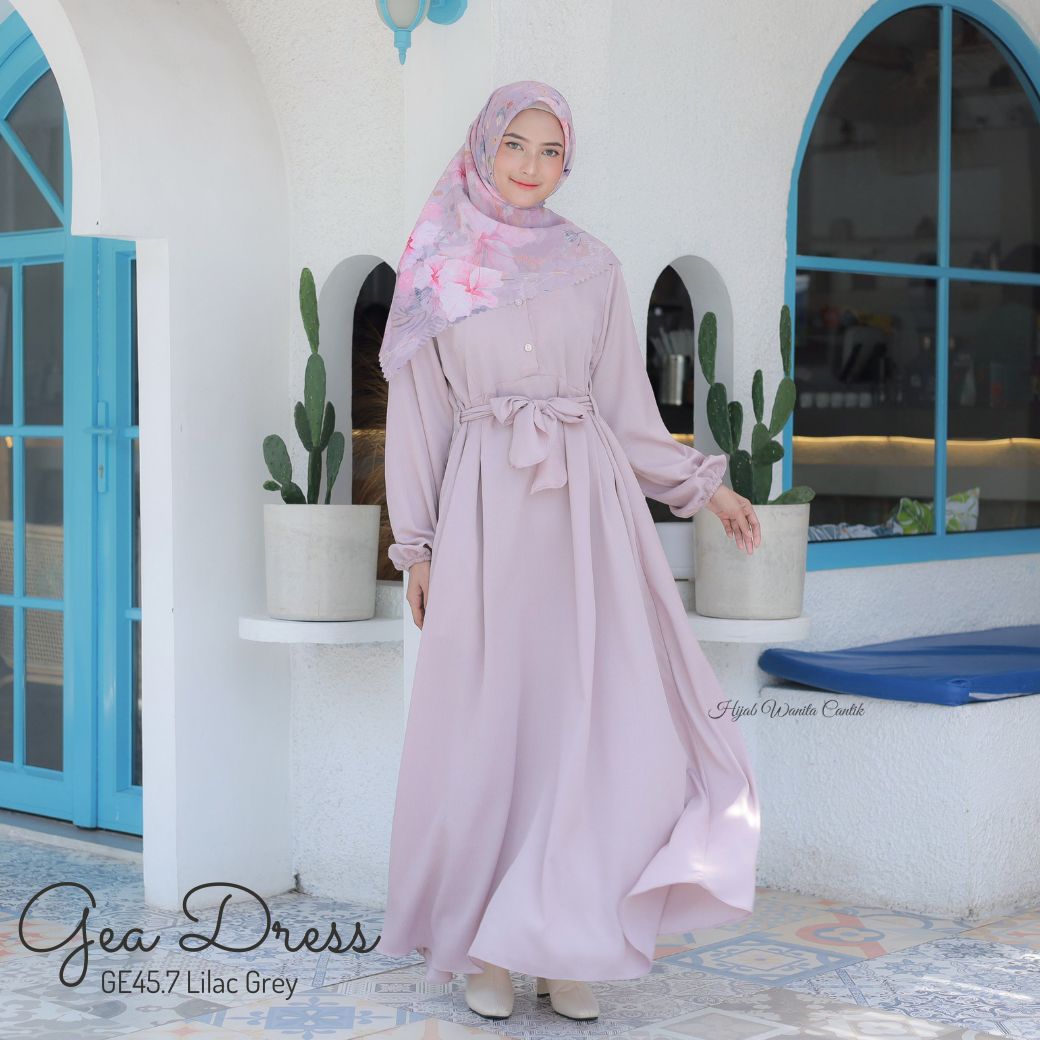 Gea Dress - GE45.7 Lilac Grey