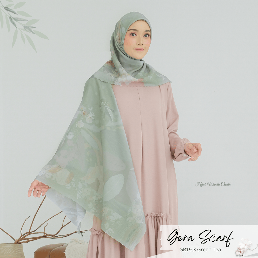 Gera Scarf - GR19.3 Green Tea