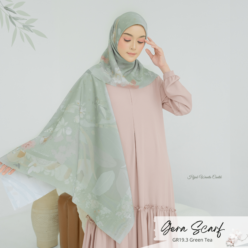 Gera Scarf - GR19.3 Green Tea