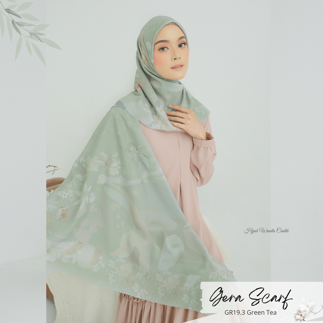 Gera Scarf - GR19.3 Green Tea