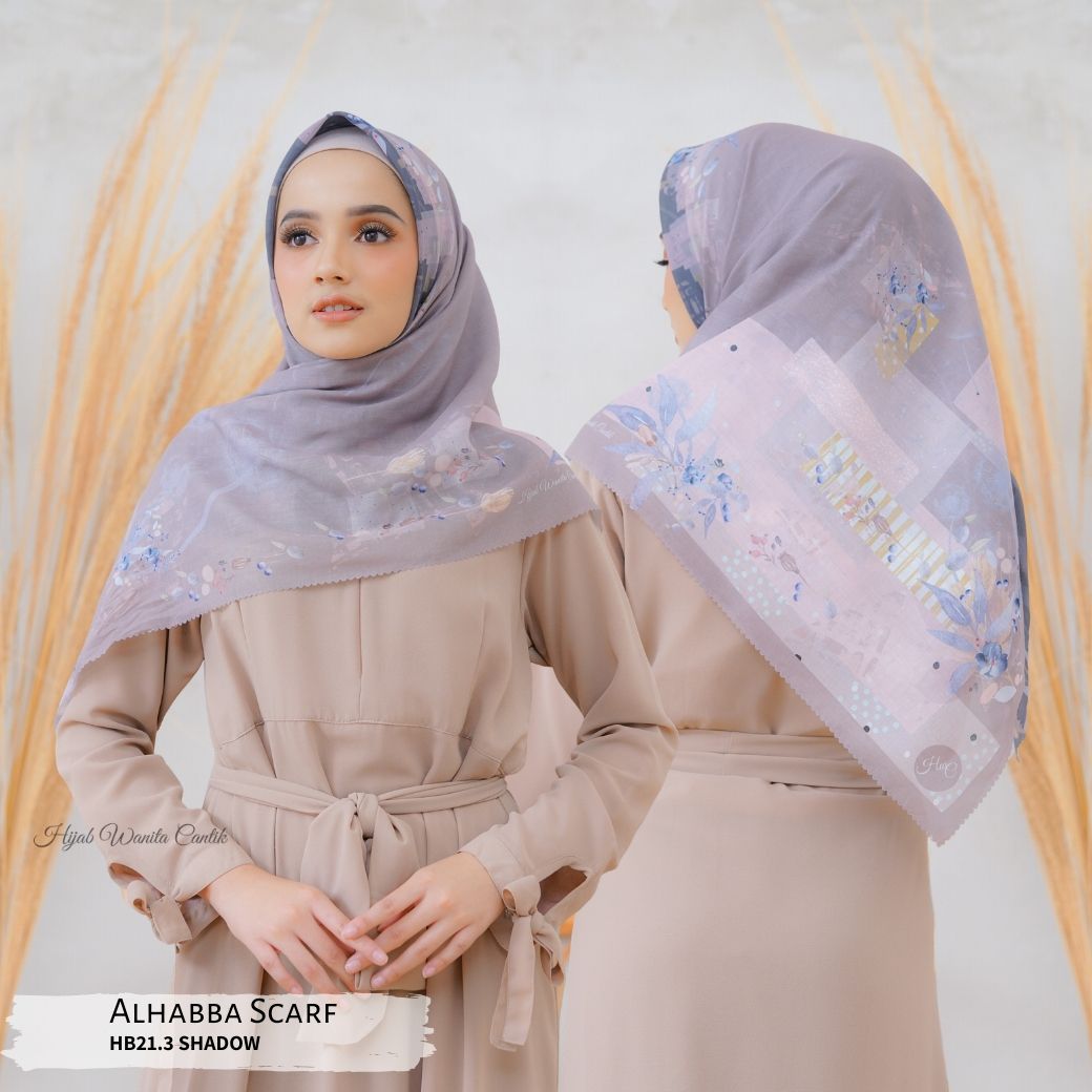 Segiempat Alhabba Scarf - HB21.3 Shadow