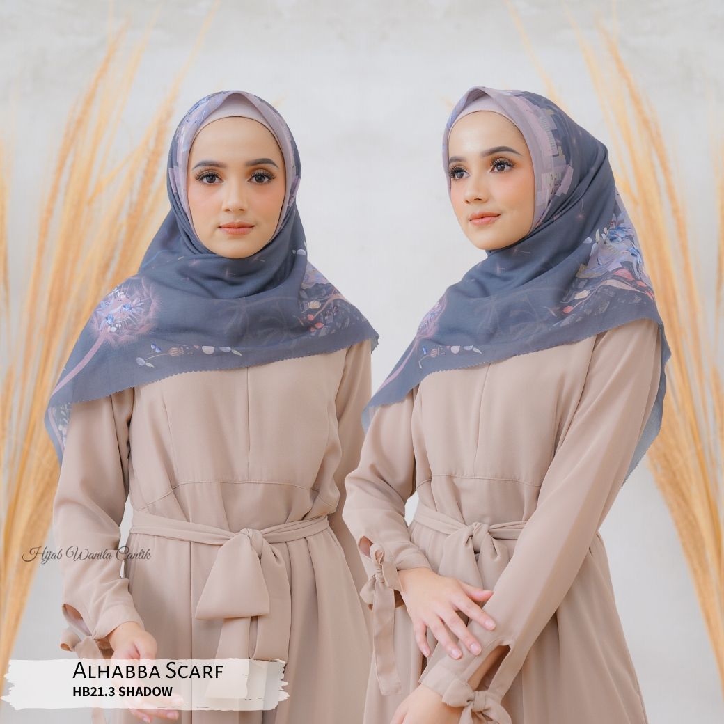 Segiempat Alhabba Scarf - HB21.3 Shadow