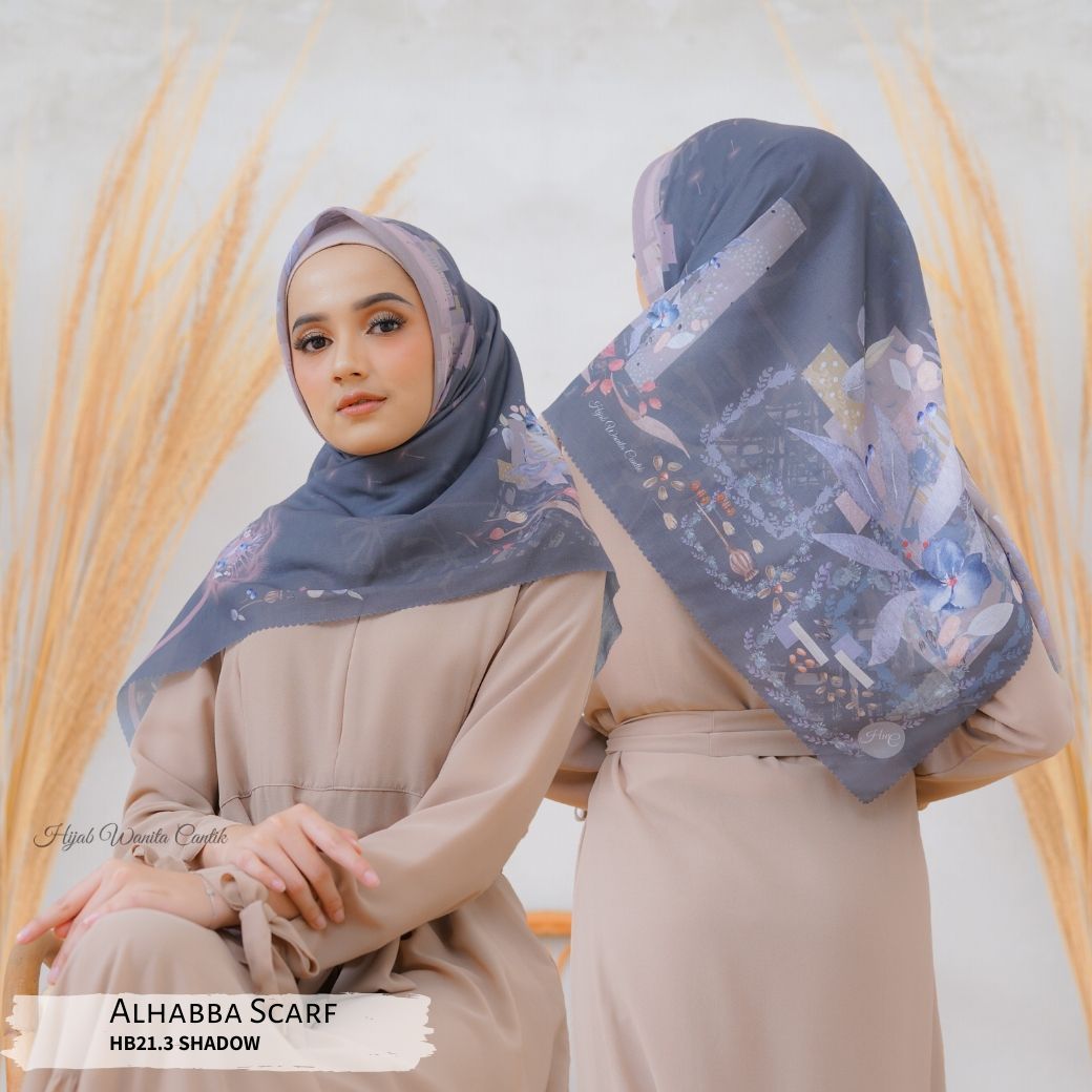 Segiempat Alhabba Scarf - HB21.3 Shadow