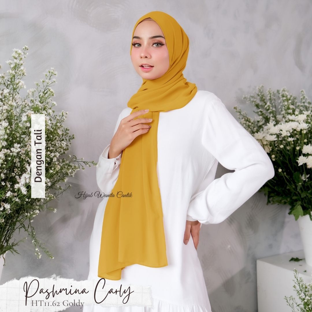 Pashmina Carly (dengan tali)  - HT11.62 Goldy