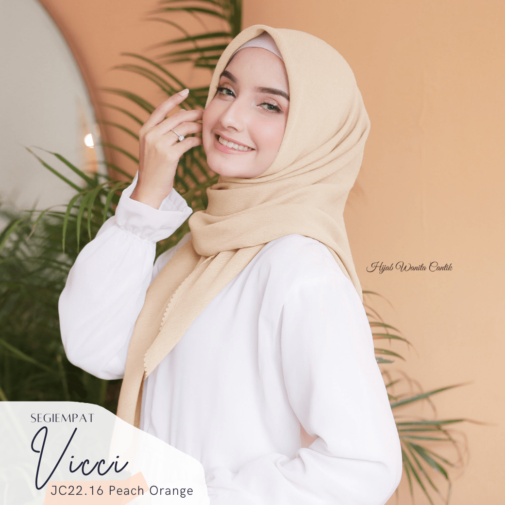 Segiempat Vicci - JC22.16 Peach Orange