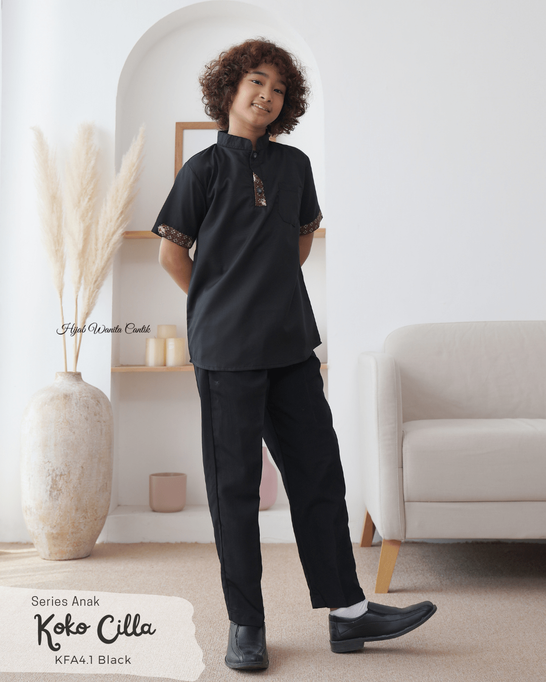 [CLEARANCE SALE] Koko Cilla Series Anak Custom - KFA4.1 Black