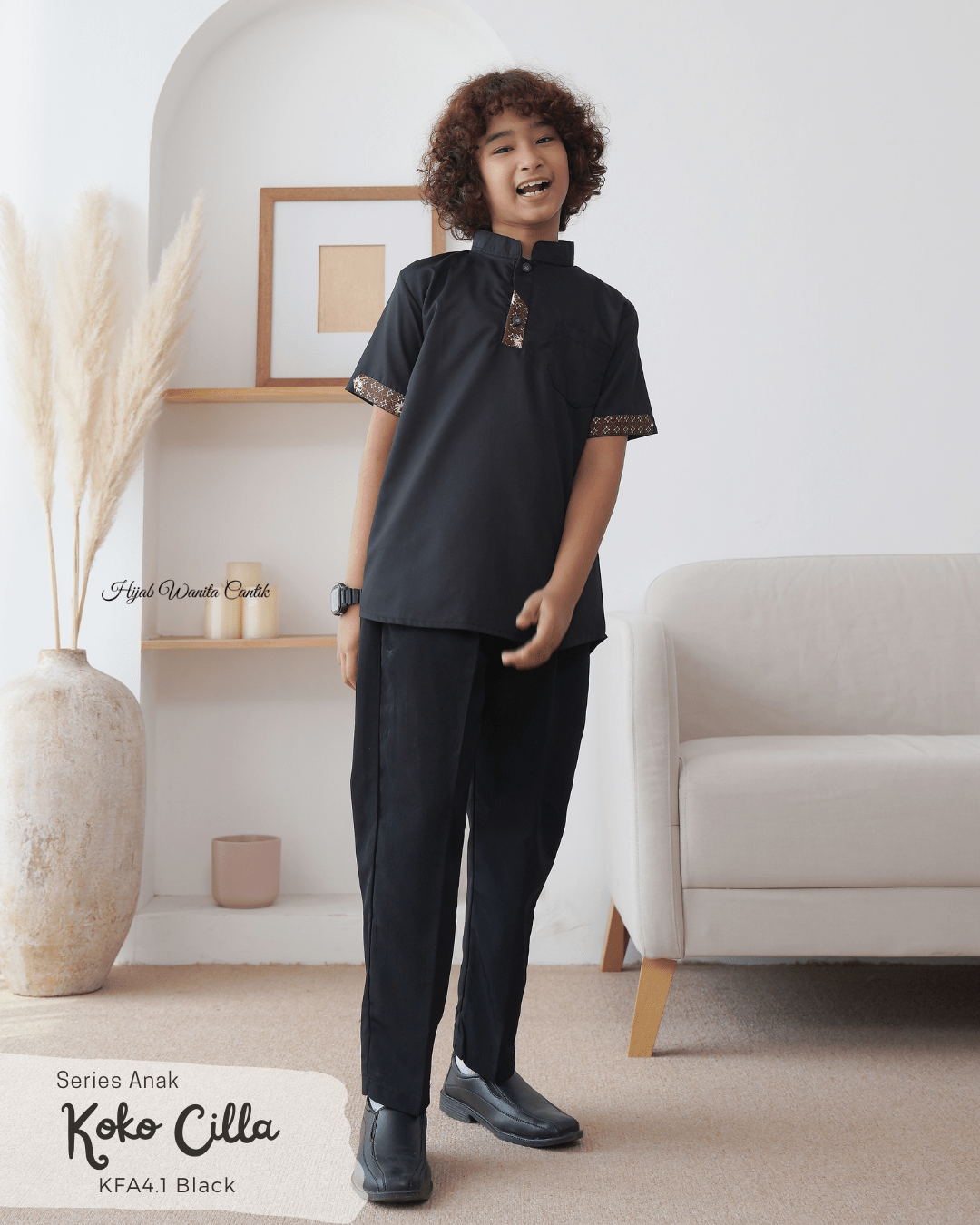 [CLEARANCE SALE] Koko Cilla Series Anak Custom - KFA4.1 Black