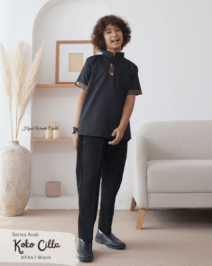 [CLEARANCE SALE] Koko Cilla Series Anak Custom - KFA4.1 Black