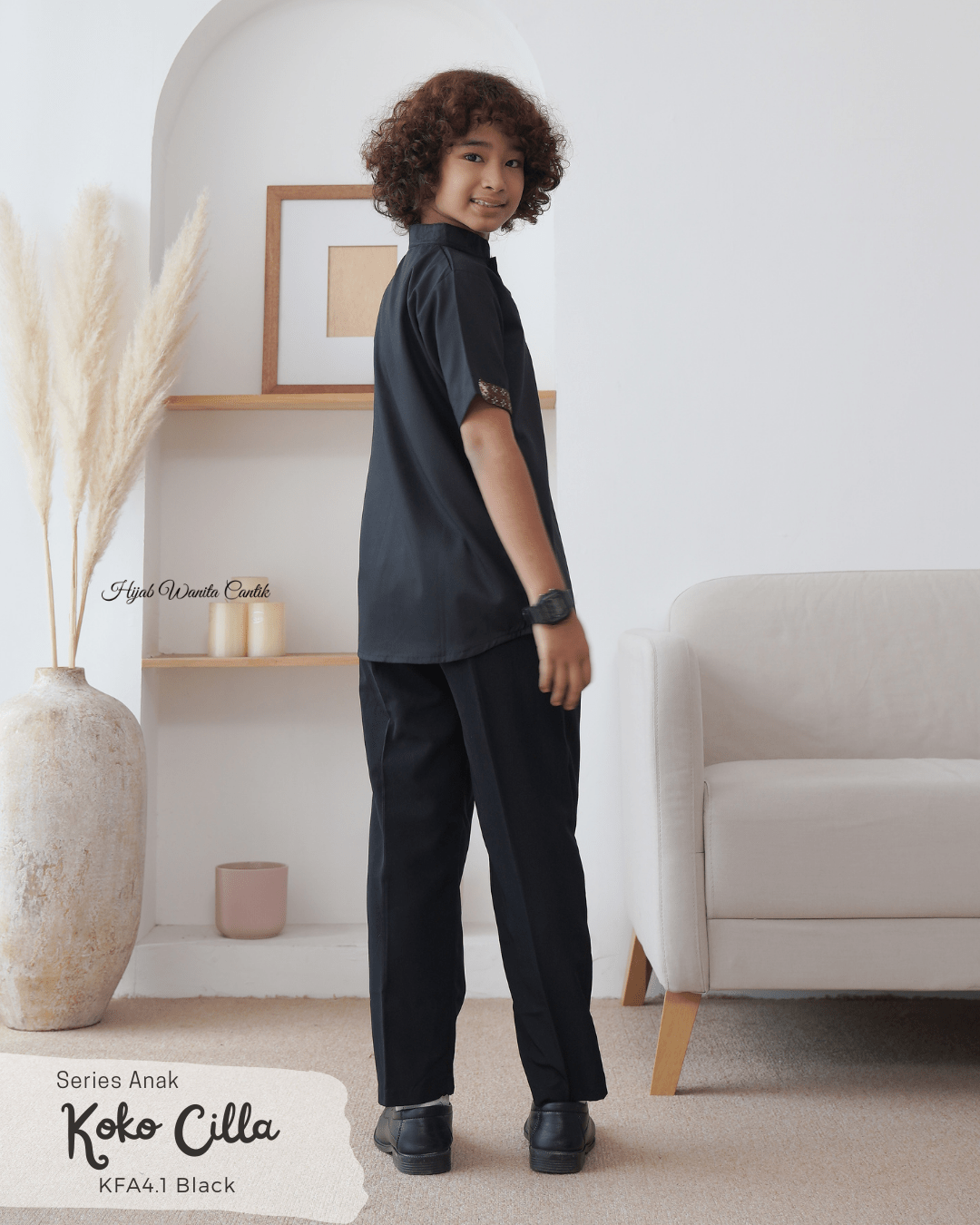 [CLEARANCE SALE] Koko Cilla Series Anak Custom - KFA4.1 Black
