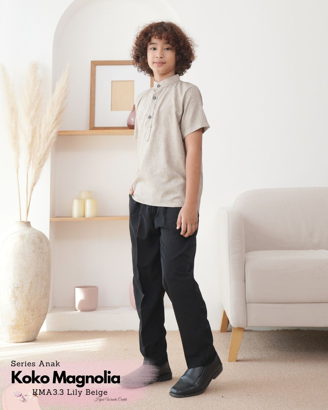 [CLEARANCE SALE] Koko Magnolia Series Anak Custom - KMA3.3 Lily Beige