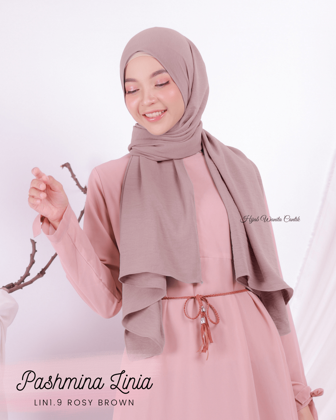 Pashmina Linia - LIN1.9 Rosy Brown