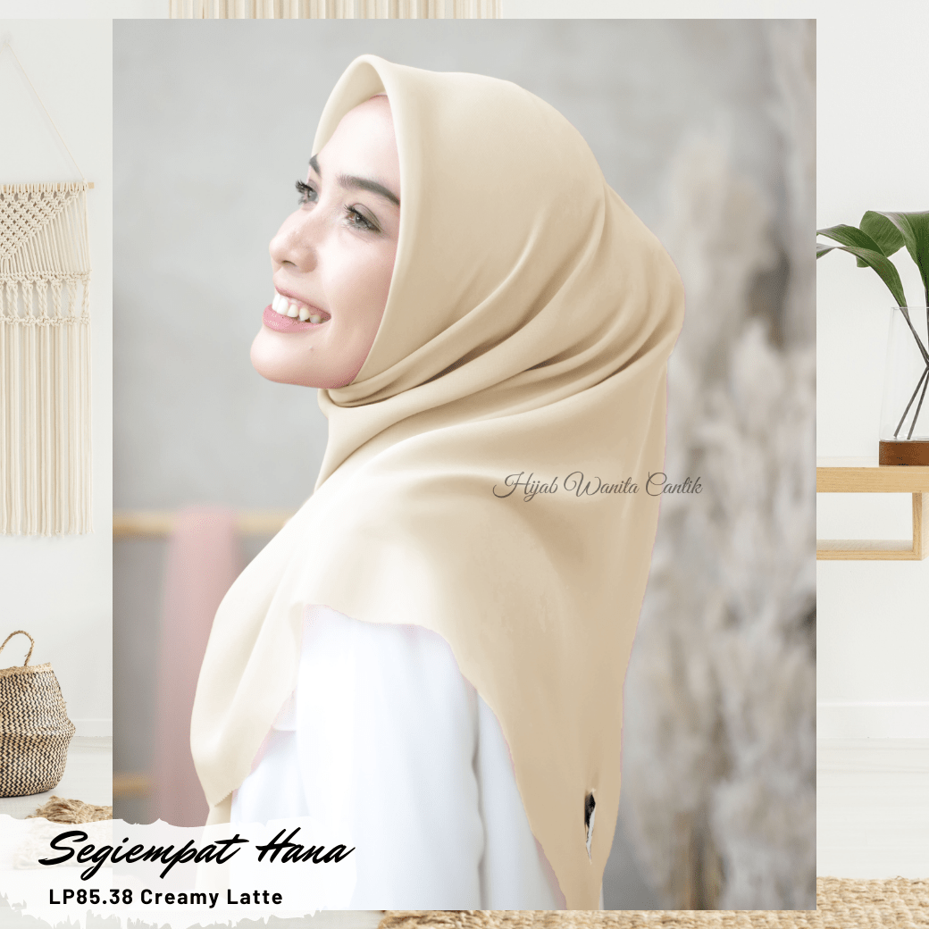 Segiempat Hana - LP85.38 Creamy Latte