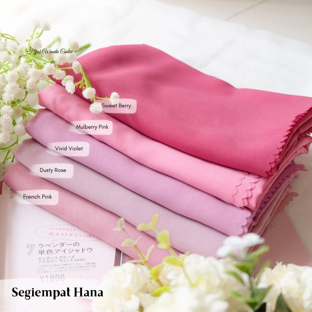 Segiempat Hana - LP85.28 Vivid Violet