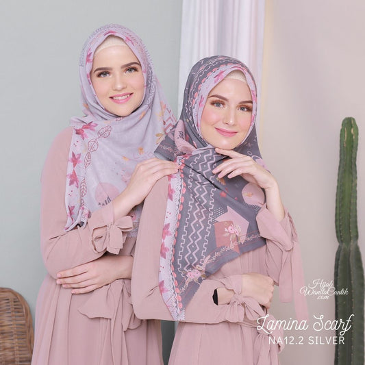 Segiempat Lamina Scarf  - NA12.2 Silver