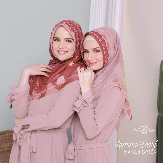 Segiempat Lamina Scarf  - NA12.4 Brick